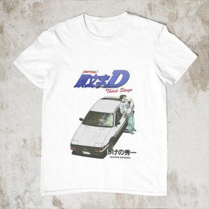 Initial D Racing Anime T Shirt Shuichi Shigeno Third